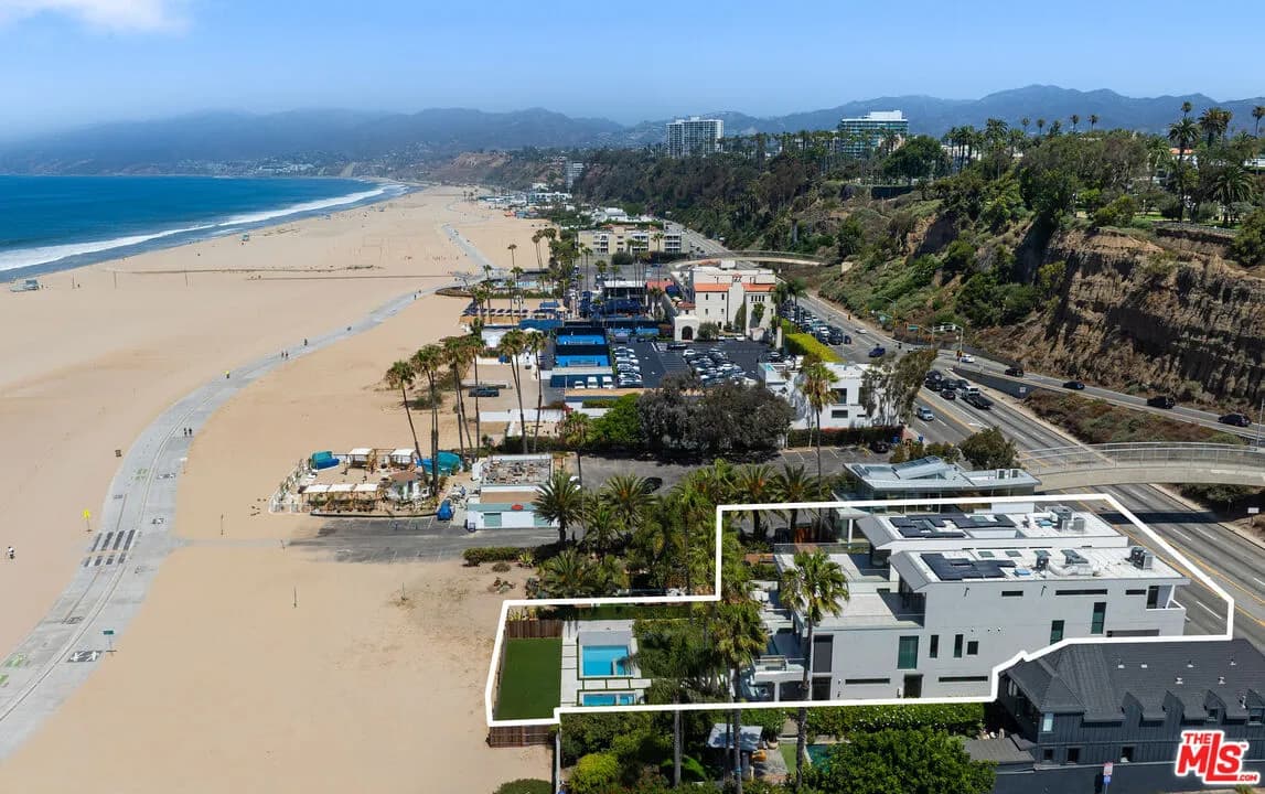 Two-House Beachfront Compound on Santa Monica's Gold Coast